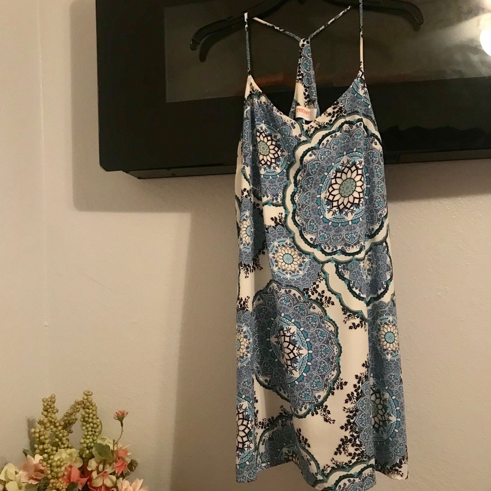 Perfect Summer Dress! Multicolor Paisley Racerback
